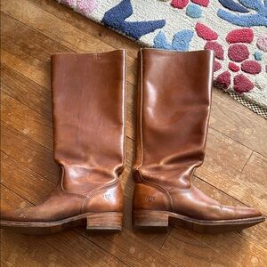 Frye Tall Brown Leather Boots